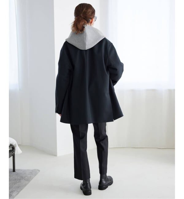 SLOBE IENA「《追加5》ボリュームジップアップフーディー」|パーカー|