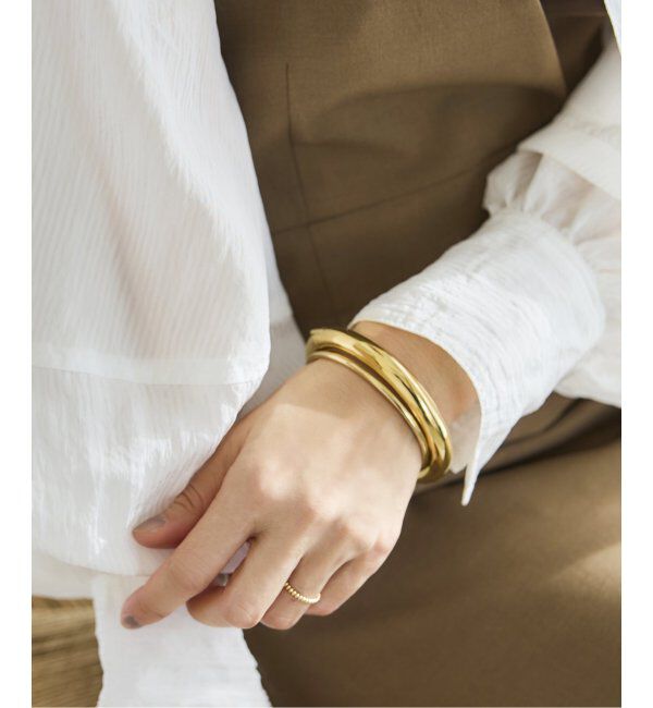 IENA「JENNY BIRD/ジェニーバード Gia Mega BG バングル」|ブレスレット・バングル|ゴールド