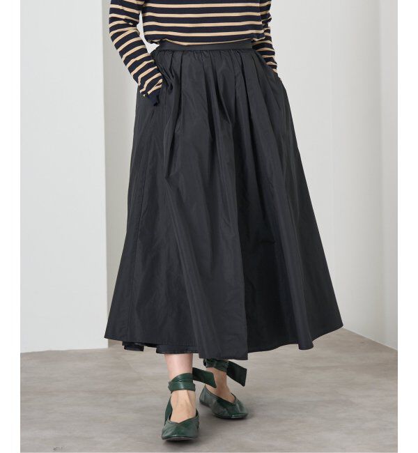 IENA「タフタフレアスカート」|スカート|