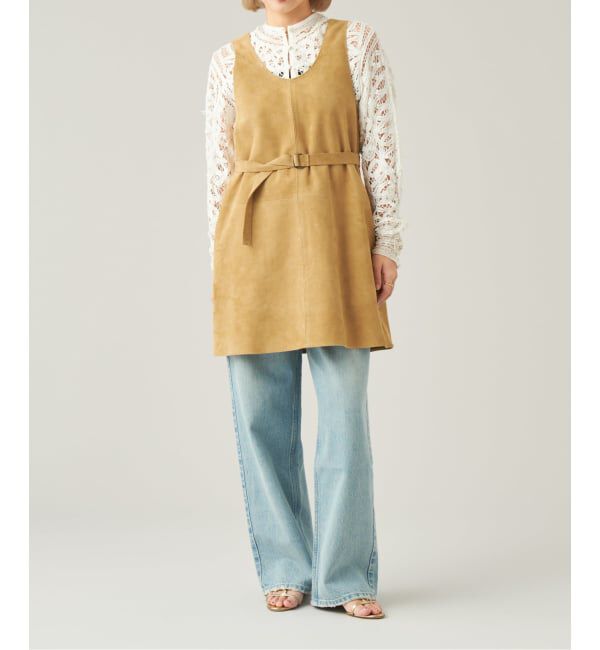 IENA LA BOUCLE「IENA LA BOUCLE レザー2WAY ベスト」|ベスト・ジレ|