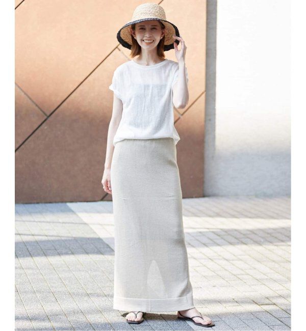 SLOBE IENA「《追加》スラブ5分袖TEE」|Tシャツ・カットソー|