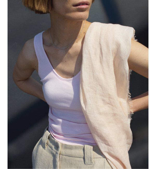 IENA「【EMILY WEEK &times; IENA】コットンシルク リブタンクトップ」|インナー|