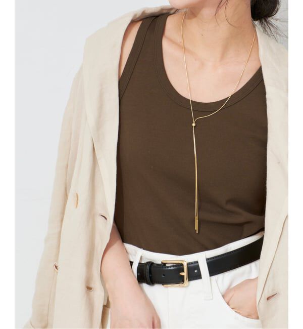 SLOBE IENA「《追加》basic タンクトップ」|タンクトップ|