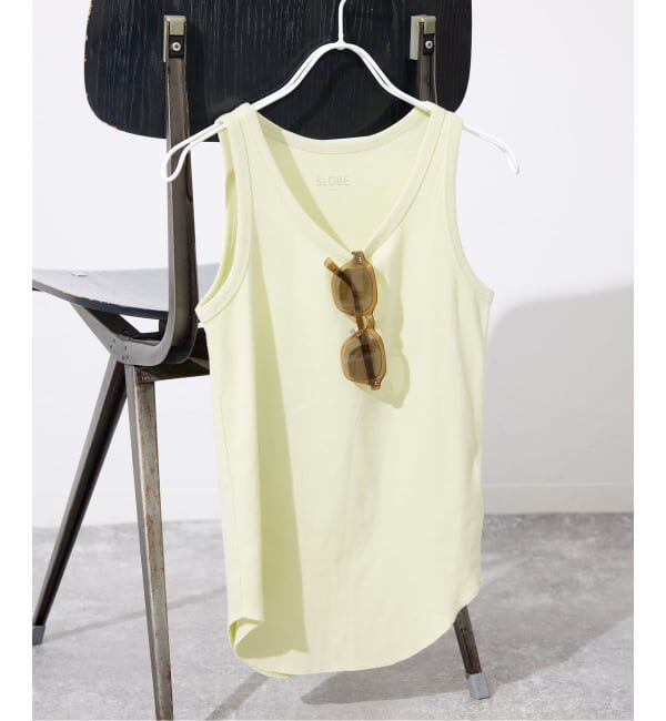 SLOBE IENA「《追加》basic タンクトップ」|タンクトップ|グリーン A