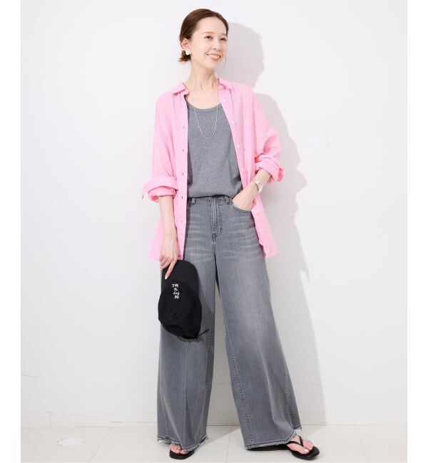 SLOBE IENA「《追加》リネンコットンレギュラーシャツ」|シャツ・ブラウス|