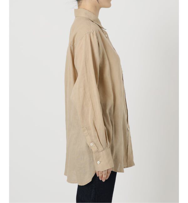 SLOBE IENA「《追加》リネンコットンレギュラーシャツ」|シャツ・ブラウス|