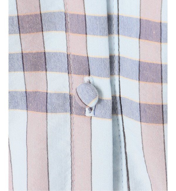 IENA LA BOUCLE「IENA LA BOUCLE C/Pポプリンチェックキャミソール」|キャミソール|