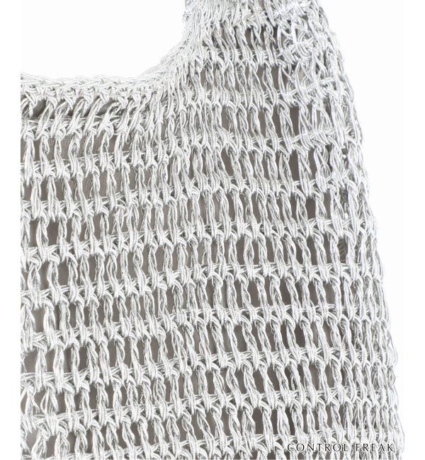 SLOBE IENA「CONTROL FREAK メタリックペーパークロッシェバッグ 244-121506」|ショルダー・メッセンジャー|