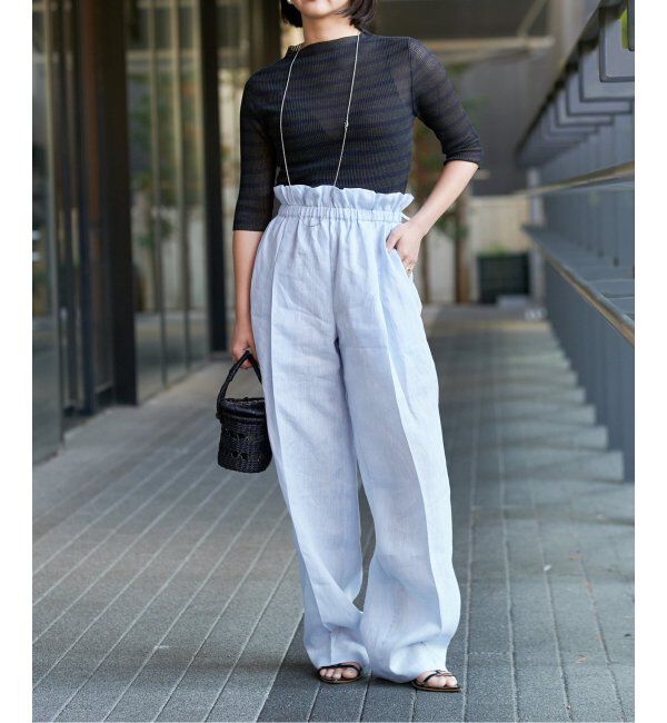 IENA LA BOUCLE「Y.A.Acc/ワイエーアク 別注リネンパンツ」|その他|