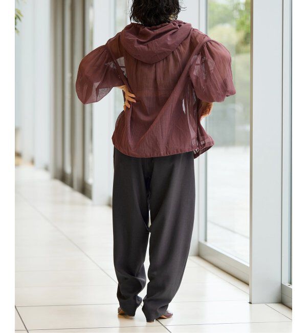 IENA LA BOUCLE「IENA LA BOUCLE カーブボリュームパンツ」|スラックス|