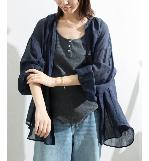 SLOBE IENA「《追加》ラミースキッパーシャツ」|シャツ・ブラウス|