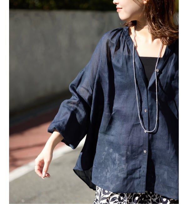 SLOBE IENA「《追加》ラミースキッパーシャツ」|シャツ・ブラウス|