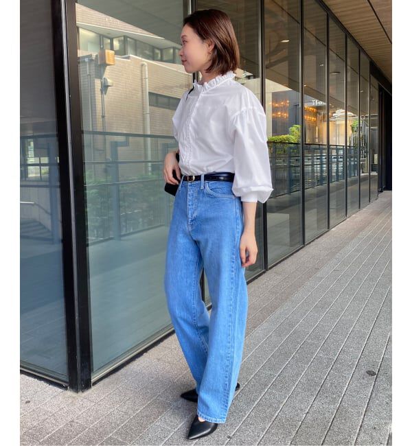 SLOBE IENA「《追加》ミニフリルブラウス」|シャツ・ブラウス|