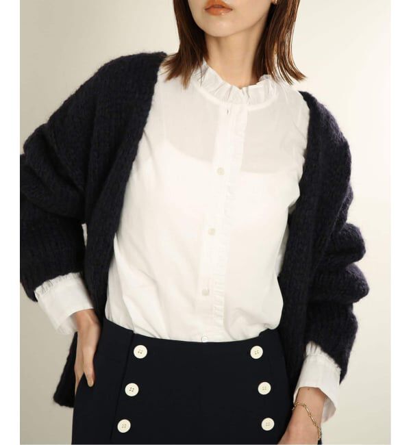 SLOBE IENA「《追加》ミニフリルブラウス」|シャツ・ブラウス|