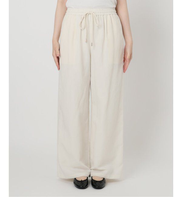 IENA「リネン混イージーパンツ」|その他|