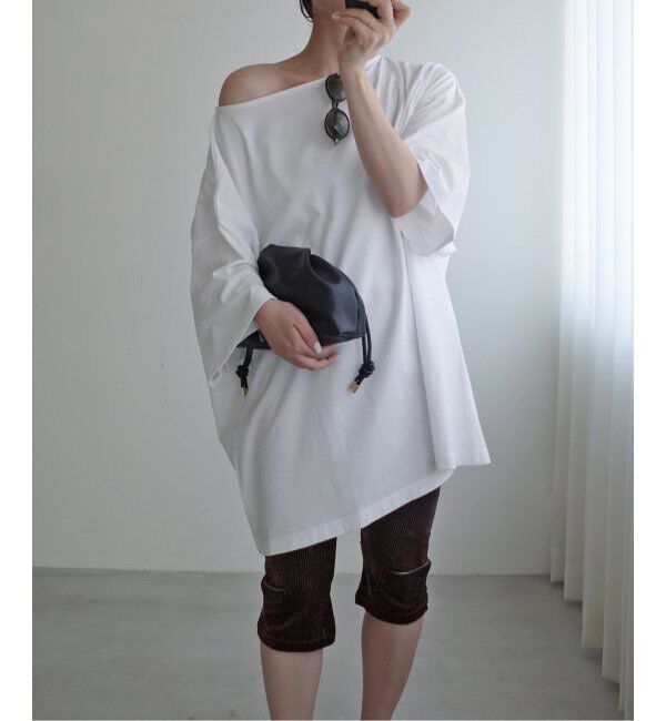 SLOBE IENA「《2枚セット/追加》Plus by ONIT/オニット SLOBE別注 BIG TEE レギンスセット」|Tシャツ・カットソー|