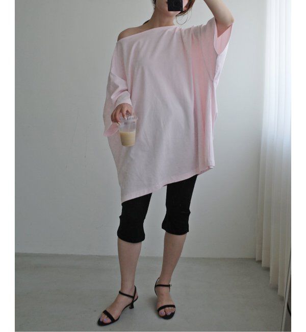 SLOBE IENA「《2枚セット/追加》Plus by ONIT/オニット SLOBE別注 BIG TEE レギンスセット」|Tシャツ・カットソー|