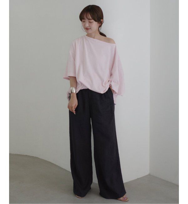 SLOBE IENA「《2枚セット/追加》Plus by ONIT/オニット SLOBE別注 BIG TEE レギンスセット」|Tシャツ・カットソー|