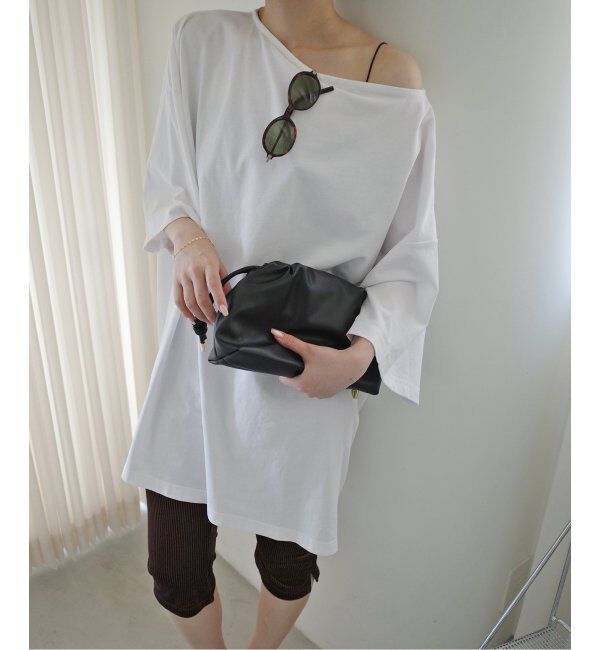 SLOBE IENA「《2枚セット/追加》Plus by ONIT/オニット SLOBE別注 BIG TEE レギンスセット」|Tシャツ・カットソー|