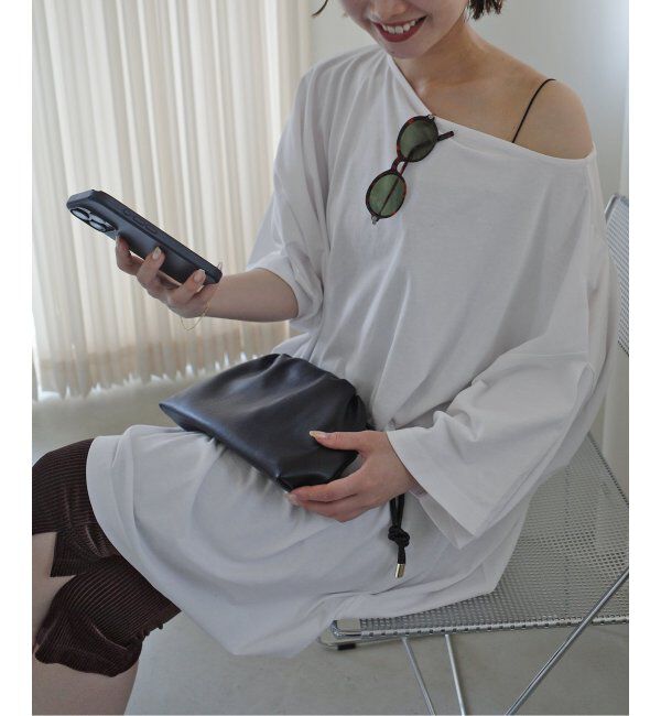 SLOBE IENA「《2枚セット/追加》Plus by ONIT/オニット SLOBE別注 BIG TEE レギンスセット」|Tシャツ・カットソー|