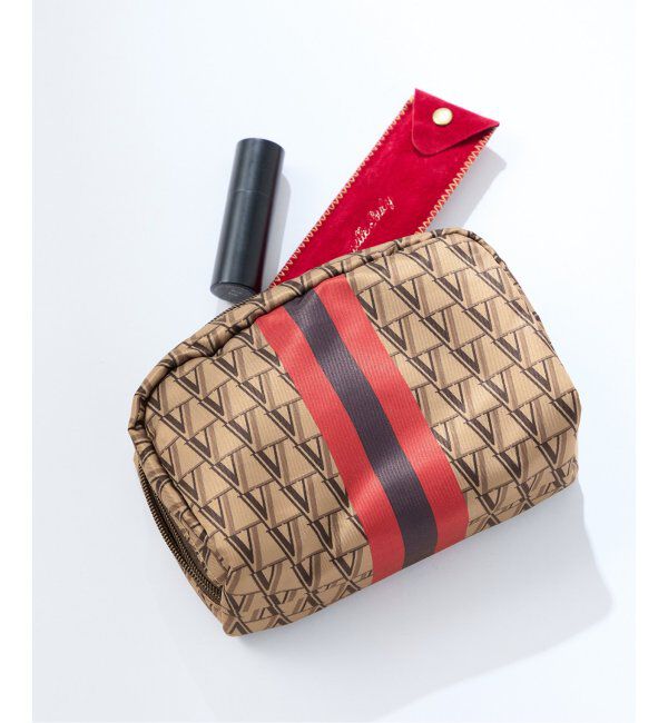 VERMEIL par iena「《追加・一部店舗限定》VERMEIL モノグラムポーチM」|ポーチ|ブラウン