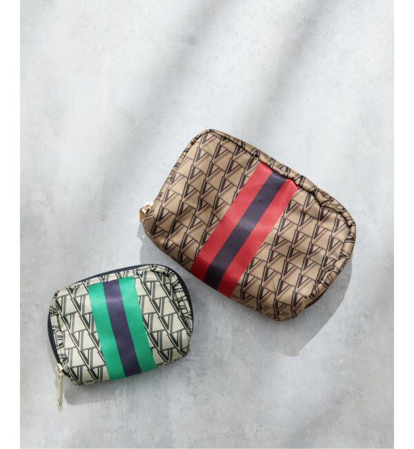 VERMEIL par iena「《追加・一部店舗限定》VERMEIL モノグラムポーチS」|ポーチ|