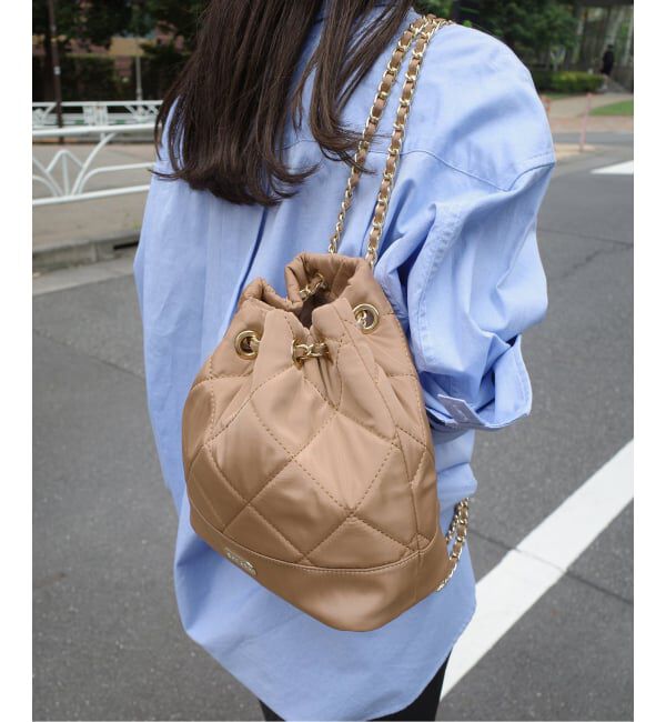 SLOBE IENA「OUTDOOR/アウトドア SLOBE別注 キルティングチェーンリュック」|リュック|