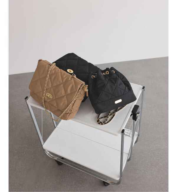 SLOBE IENA「OUTDOOR/アウトドア SLOBE別注 キルティングチェーンリュック」|リュック|