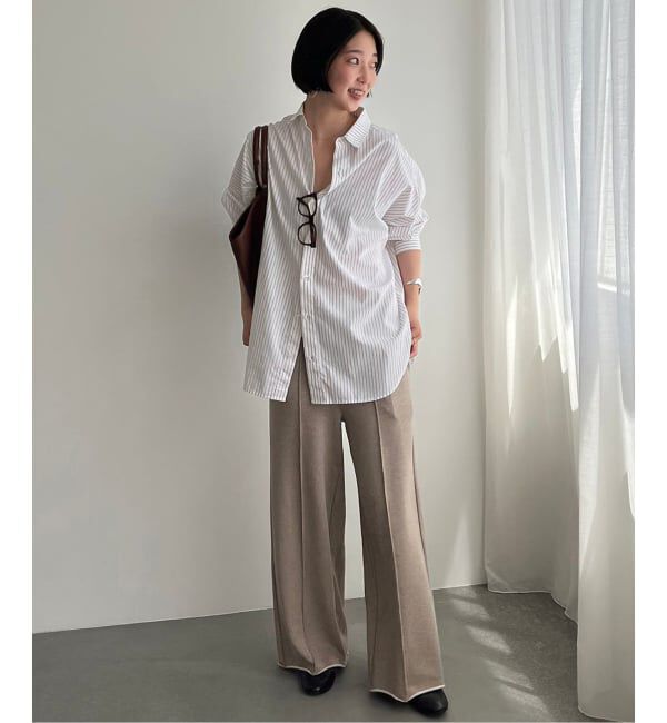 SLOBE IENA「《追加》オーバーサイズシャツ」|シャツ・ブラウス|