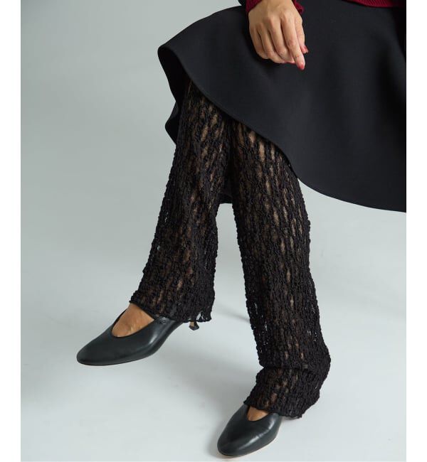 VERMEIL par iena「stretch lace パンツ」|レギンス・スパッツ|