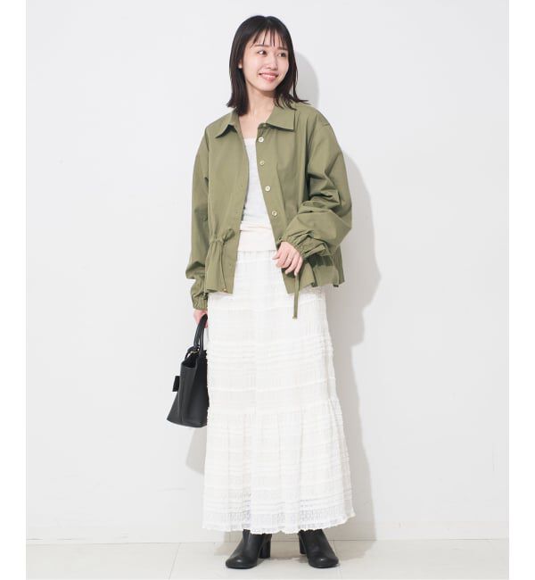 SLOBE IENA「ONE TEASPOON/ワンティースプーン シャツジャケット TIE WAIST COTTON SHI」|その他|