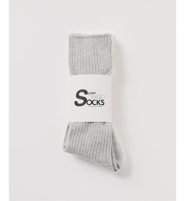 SLOBE IENA「《2枚セット/追加》ルーズリブソックス 2SET」|ソックス|