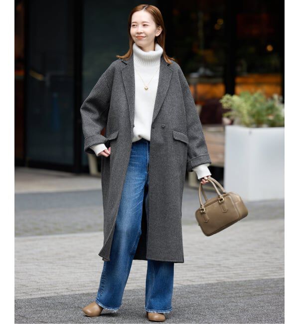 SLOBE IENA「《追加2》souple woolダブルフェイスチェスターコート」|チェスターコート|