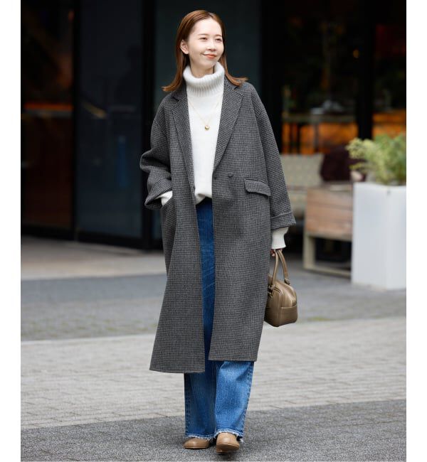 SLOBE IENA「《追加2》souple woolダブルフェイスチェスターコート」|チェスターコート|