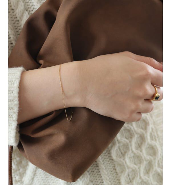 SLOBE IENA「《追加2》SLOBE ベネチアンチェーンブレスレット K10」|ブレスレット・バングル|