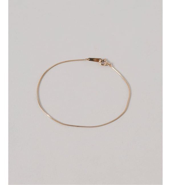 SLOBE IENA「《追加2》SLOBE ベネチアンチェーンブレスレット K10」|ブレスレット・バングル|