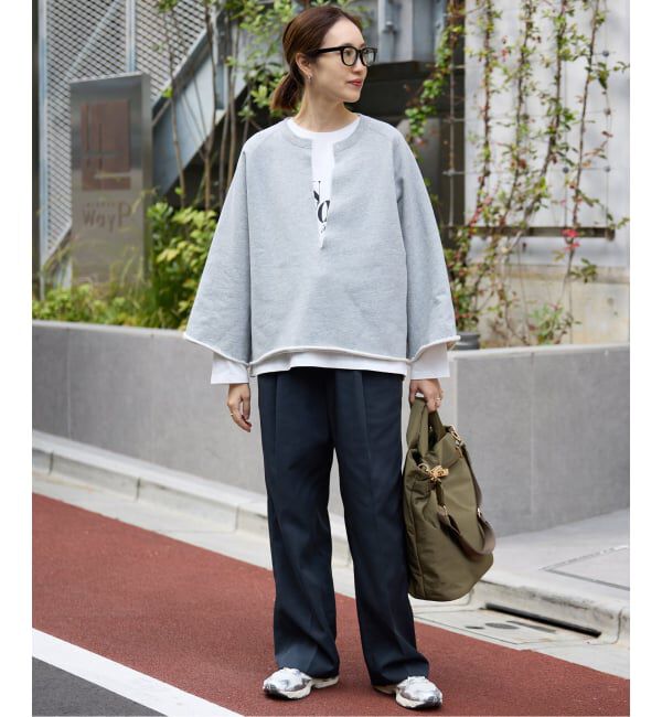 SLOBE IENA「《セットアップ対応可/WEBのみ4サイズ展開》撥水2タックチノパンツ」|チノ|