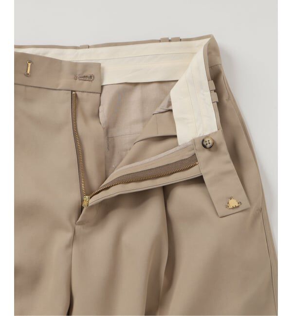 SLOBE IENA「《セットアップ対応可/WEBのみ4サイズ展開》撥水2タックチノパンツ」|チノ|