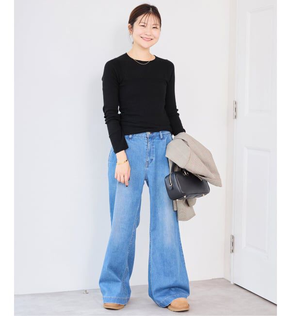 SLOBE IENA「《WEB限定/追加3》スイビハイゲージプルオーバー」|ニット・セーター|