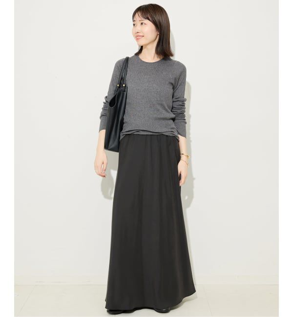 SLOBE IENA「《WEB限定/追加3》スイビハイゲージプルオーバー」|ニット・セーター|