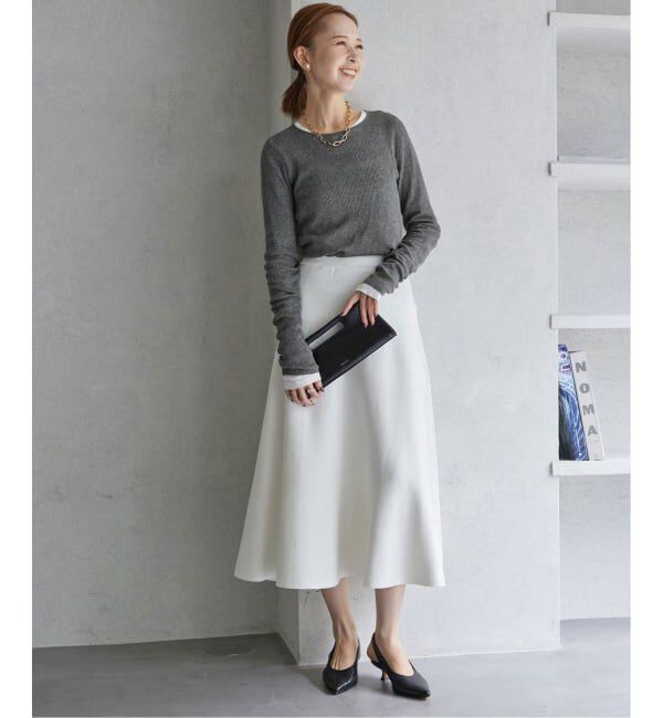 SLOBE IENA「《WEB限定/追加3》スイビハイゲージプルオーバー」|ニット・セーター|