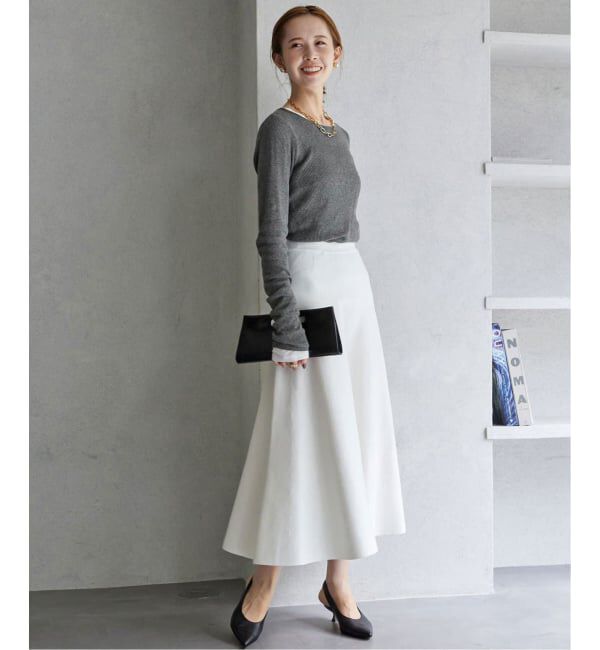 SLOBE IENA「《WEB限定/追加3》スイビハイゲージプルオーバー」|ニット・セーター|