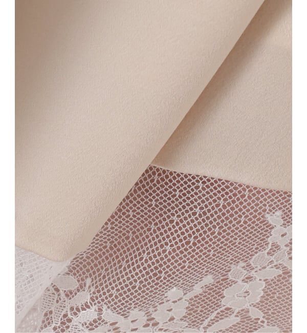 SLOBE IENA「《WEB限定カラー有り/追加》レースサテンワンピース」|ワンピース|