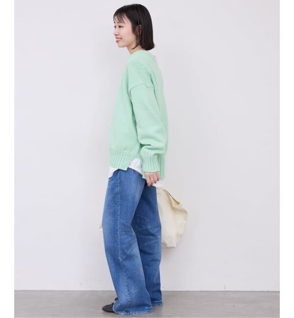 SLOBE IENA「《WEB限定/追加》バルキーコットンプルオーバー」|ニット・セーター|