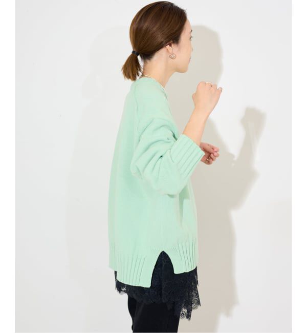 SLOBE IENA「《WEB限定/追加》バルキーコットンプルオーバー」|ニット・セーター|