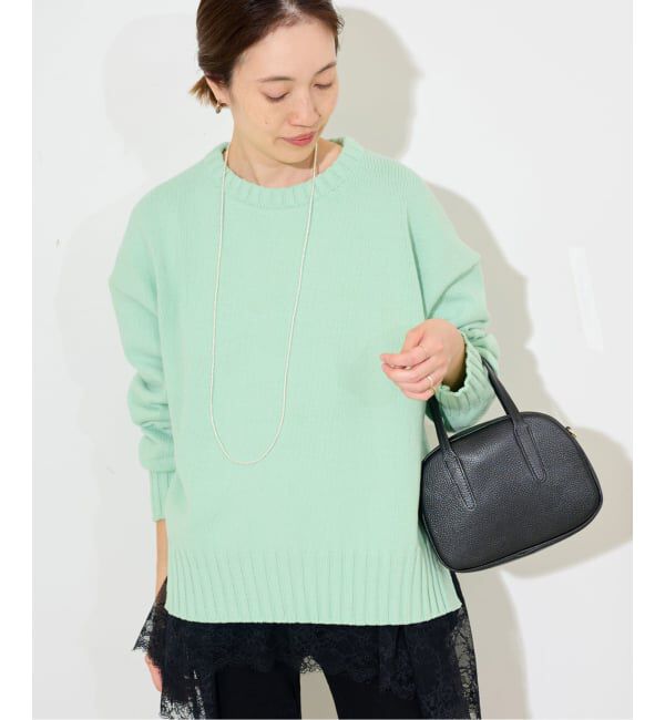 SLOBE IENA「《WEB限定/追加》バルキーコットンプルオーバー」|ニット・セーター|