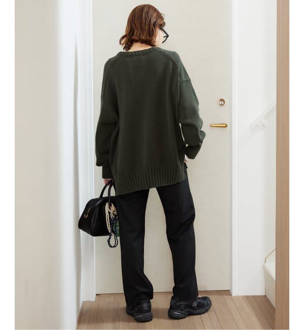 SLOBE IENA「《WEB限定/追加》バルキーコットンプルオーバー」|ニット・セーター|