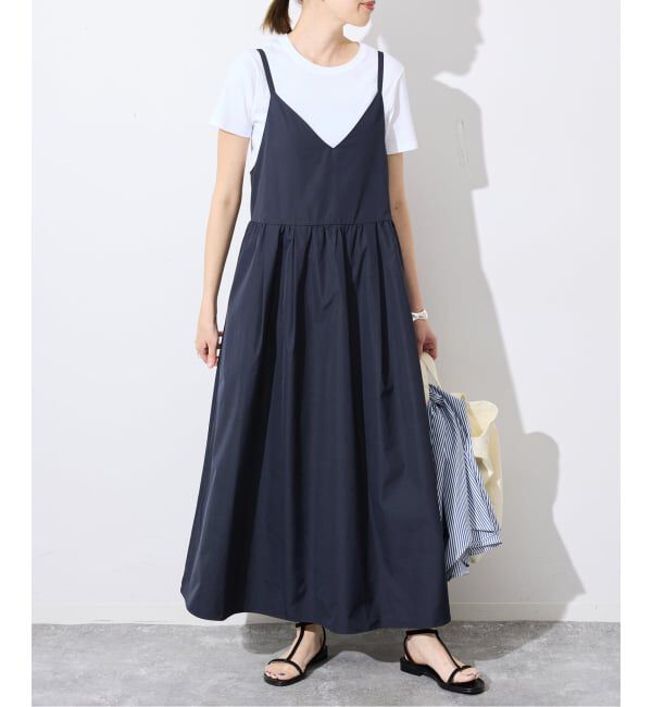 SLOBE IENA「マットタフタキャミワンピース」|ワンピース|