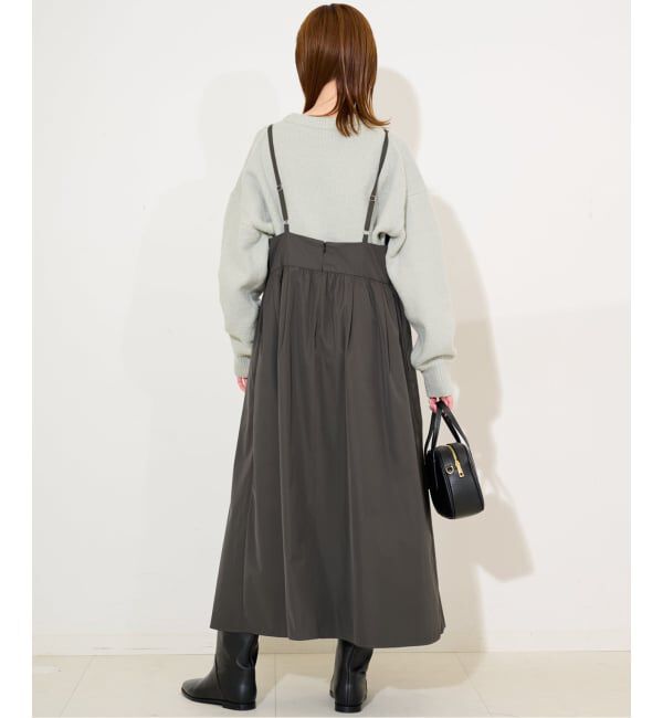 SLOBE IENA「マットタフタキャミワンピース」|ワンピース|