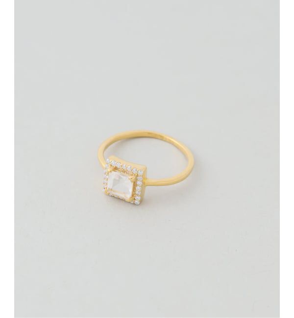 SLOBE IENA「《WEB限定/追加》ODUL SLOBE別注 スクエアカットリング」|リング|